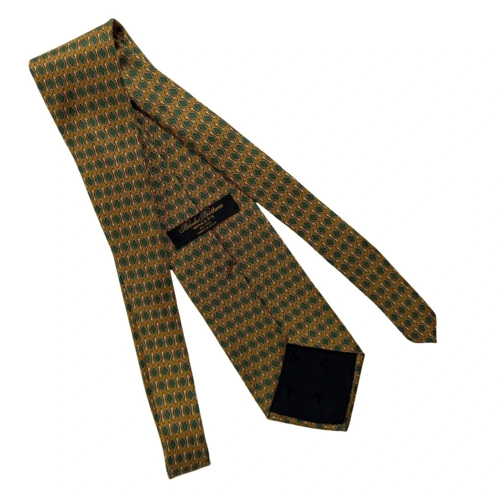 Vintage 90s Silk Tie Lot 3pc Brooks Brothers Croft Barrow Joseph Feiss‎ Neckties